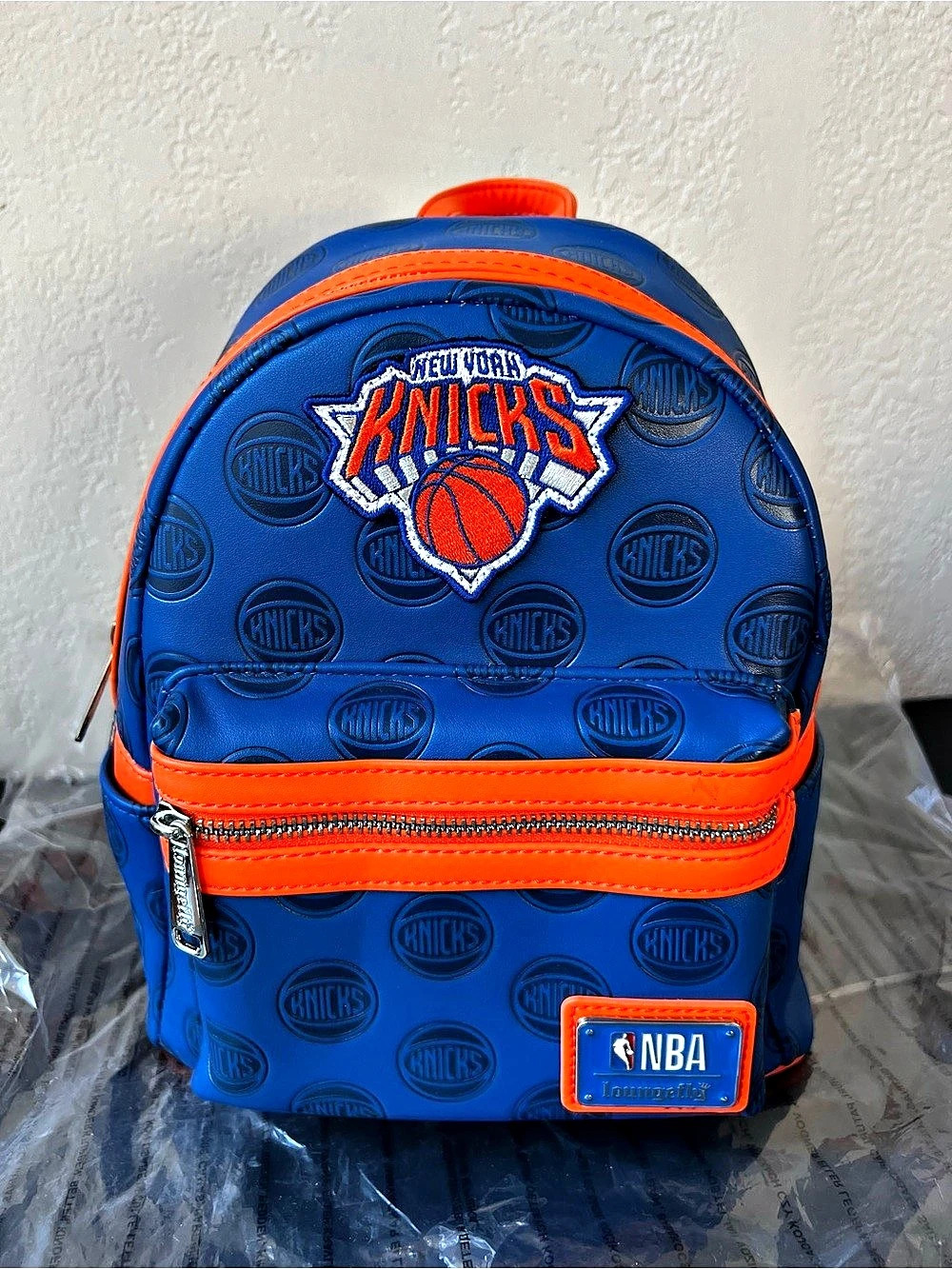 Loungely NBA New York Knicks Logo Mini Backpack - NWT